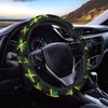 Suhoaziia Jamaica's Flag Steering Wheel Cover, Soft Stretchy Fabric 15
