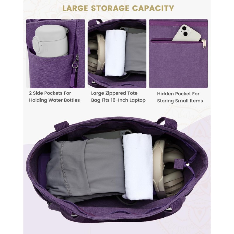 Gonex Yoga Mat Bag for Women with Zipper Mat Carrier