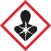 Accuform LZH609PS2 GHS Pictogram Label, Health Hazard, 1" Length x