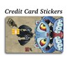 Huntrix themed credit card stickers for debit credit ebt:_Crow cat