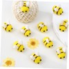 Toyvian 24 Piezas De Fieltro Abeja Bebé Animal De Peluche