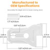 Jeep Wrangler JL JLU Exterior Trim Accessories - Door Cover