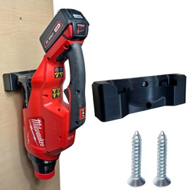 Milwaukee M18 Fuel Leaf Blower Wall Mount - Compatible with 2724-20 & 2724-21 - Leaf Blower Wall Mount Holder Bracket for Garage Storage - Easy Installation Mounting Screws Included