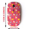 2.4G Wireless Mouse with Cute Pattern Design for All Laptops
