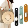 runrayay Run Rui 3pcs Travel Hat Clips, PU Hat Clips,
