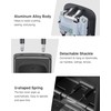 Puroma Lock Box, Large Key Lock Box Resettable Combination Lockbox,