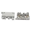 Sourcingmap 5Pcs ASK1EN DIN Rail Mount Fuse Holder Terminal Block