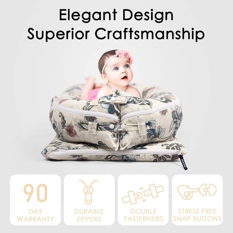 Infant Lounger Baby Nest Replacement Cover | Hypoallergenic | Premium