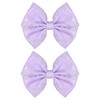 3 Inches Ruffled Grosgrain Ribbon Pinwheel Hair Bows Alligator Clips