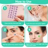 KQOZG 200 Stück Pimple Patches, Anti-Pickel Sterne mit Teebaumöl und