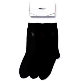 Hazzys (대구신세계)남성 도트패턴 로고 양말 3종 세트 HJSS5E033WT (Daegu Shinsegae) Men's Dot Pattern Logo Socks 3-Piece Set HJSS5E033WT