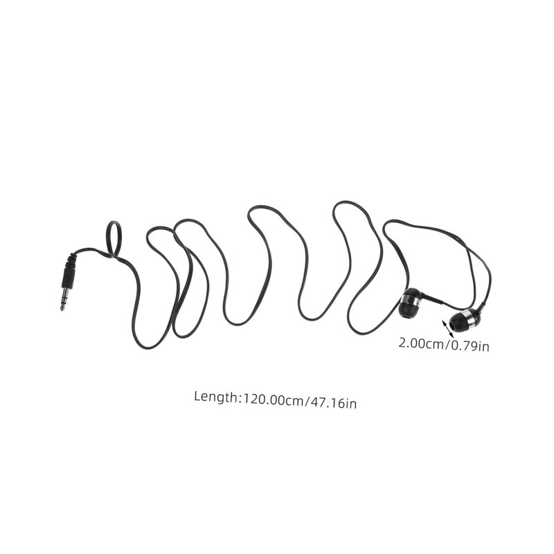 TEHAUX 50pcs Portable Cartoon Earphones Wired in Ear Headphones with