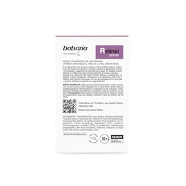 Babaria - Serum Retinol Antiarrugas| Suero Facial Antiedad | Reduce Arrugas y Líneas de Expresión | Mejora Elasticidad y Firmeza | Vegano | Uso Noche 