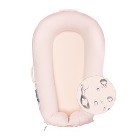 Organic Replacement Cover with Waterproof Pad | Premium Quality Spare Cover Certified Organic Cotton | Protects Against leaks | [Fits Dockatot Deluxe + Docks] (Cover Only) (Baby Pink)