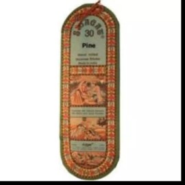 Swagat/Song of India Pine, Swagat Natural Hand Rolled Incense, 30 Stick Package