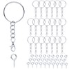 Key Ring with Chain Lobster Clasp 70 Pieces Key Ring