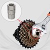 Cassette Removal Tool, Carbon Steel Freewheel Lockring Tool for 6-11