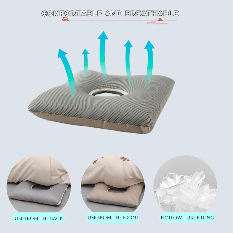 LAROTSUBA Pressure Ulcer Cushion,Bed Sore Cushions,Donut Pillow for Bed sores,Soft,Breathable