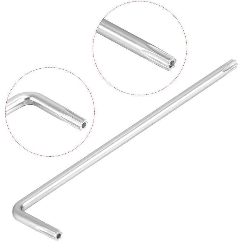 Utoolmart T25 Long Tamper Proof Torx Star Key Bit Wrench