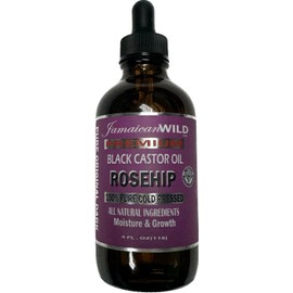 dye dyed Jamaican Wild Black Castor Oil (Rose Hip, 4 oz)