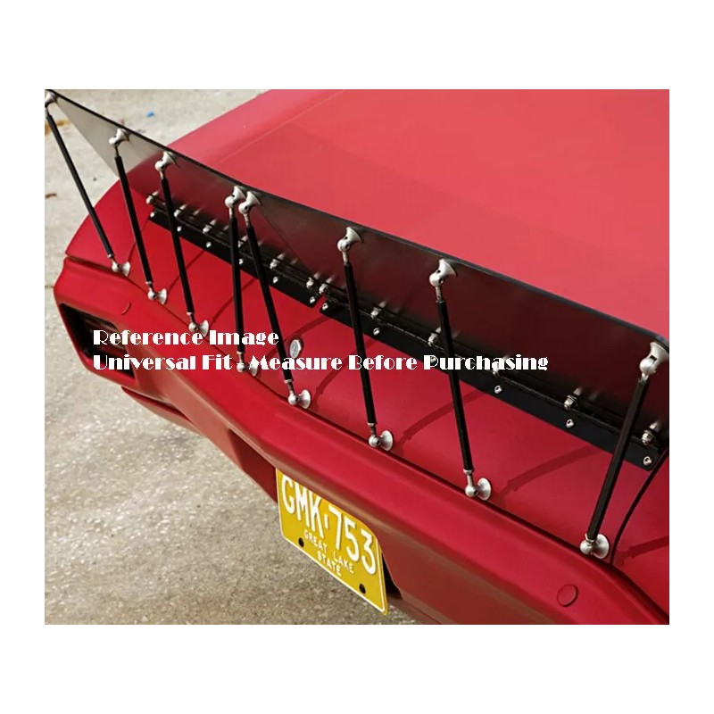 SDeelCase Silver 9.5" Bumper Lip Diffuser Spoiler Splitter Support Rod