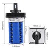 Baomain Change Over Rotary Cam Combination Switch SZW26-20/D505.5 AC 660V