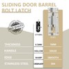 SANATO Slide Barrel Bolt Latch 3 Inches Sliding Latch Lock,