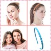 12pcs 6mm Thin Headbands for Girls Women Plastic Pigtail Sytle
