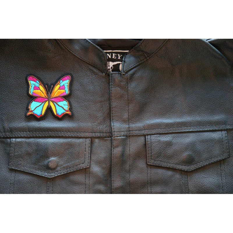 Ivamis Butterfly Iron on Patch - 3.2x3 inch - P7389