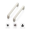 Ravinte 25 Pack Solid 4 Inch Square Cabinet Handles -