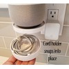 Mount Genie Smart Home Outlet Shelf: Hidden Cord Storage and