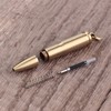 SMOOTHERPRO Solid Brass Keychain Ballpoint Pen Mini Necklace Ball Pen