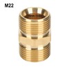 HEEPDD High Pressure Sprayer Adapter Brass M22 Metric Male Thread