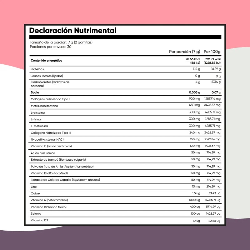 Womens Hair Colageno En Gomitas | 60 Gummies Para 1