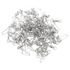 50Pcs High Strength Fishing Snap Swivels Stainless Steel B Type