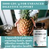 PUREFULLY Bromelain 3000 GDU/g 500mg, 90 capsules for Superior Digestive