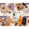 Halloween Stickers Roll 1000pcs, 2.5cm Round, 12 Spooky Patterns