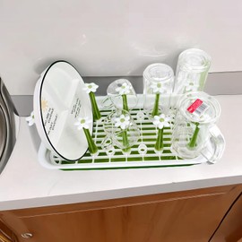 Removable Large Water Bottle Drying Rack, Vertical Bottle Drying Rack Kitchen Counter for Drinking Glass, Insulated Water Bottles, Baby Bottles, Sports Bottles, Plastic Bag, Wine Glass, Tumblers, Cups