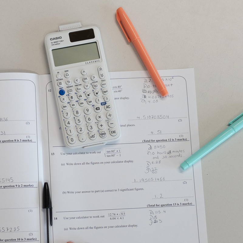 Casio fx-85GTCW+ Scientific Calculator White (UK Version) - Upgrade from