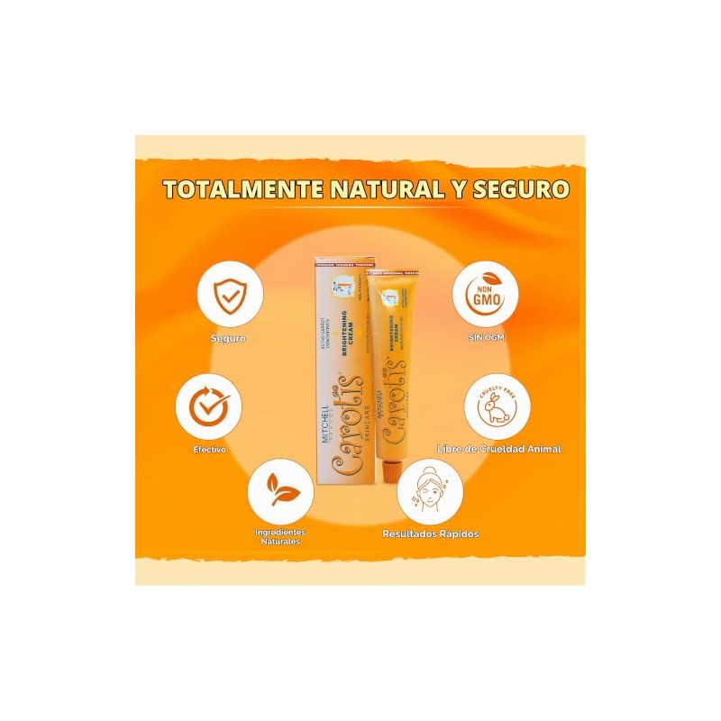 CAROTIS | Crema Iluminadora de Piel 50g | Aclarante y
