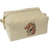 'Dragon Portrait' Canvas Wash Bag/Makeup Case (CS00044451)