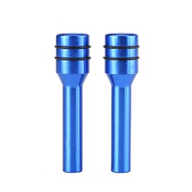 Door Lock Pin, 2Pcs Aluminum Alloy Universal Car Truck Interior Door Lock Knob Pull Pin Covers