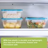 Snapware Total Solution 3-Pack (8.5-Cup) Plastic Food Storage Containers Set,