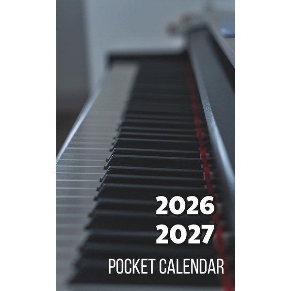 Pocket Calendar 2026-2027 for Purse: Small 2 Year Monthly Planner