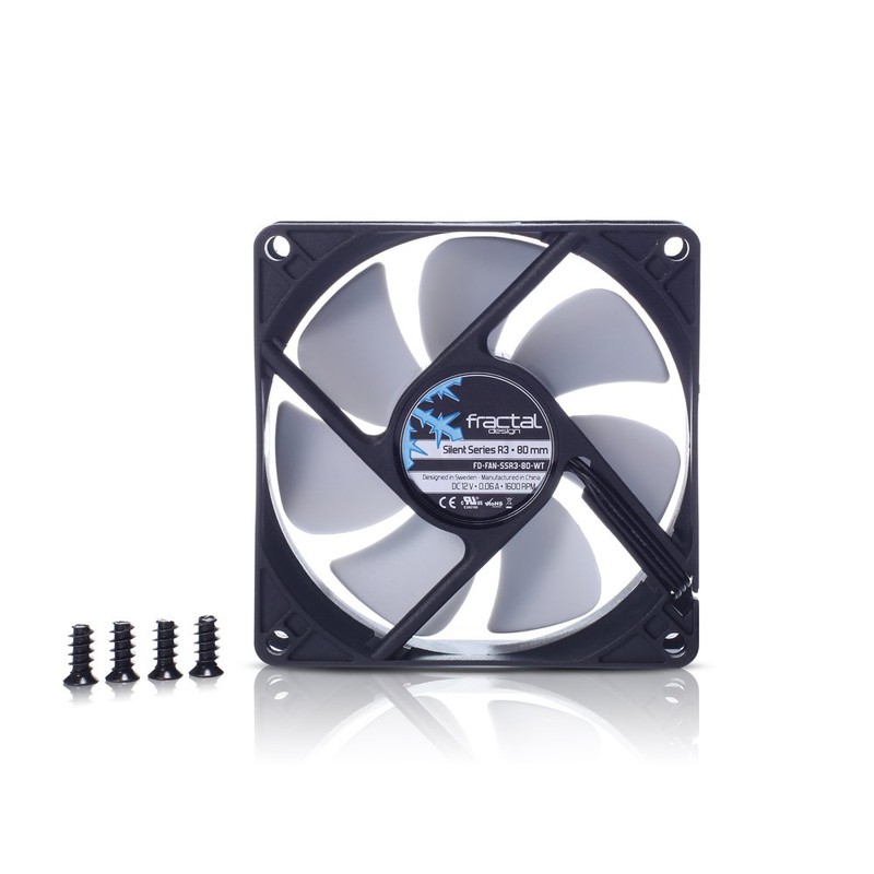 Fractal Design Silent Series R3 White - Silent computer fan