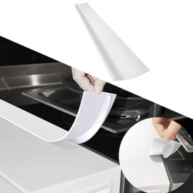 Refein Silicone Stove Gap Covers, Kitchen Counter Gap Filler, 25 Inch Long Gap Filler Sealing Spills Between Kitchen Appliances Washing Machine and Stovetop, Set of 2 Stove Counter Guard