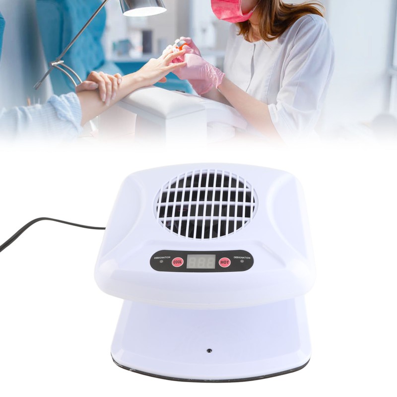Single Hand Nail Air Dryer Warm Cool Wind Automatic Sensor