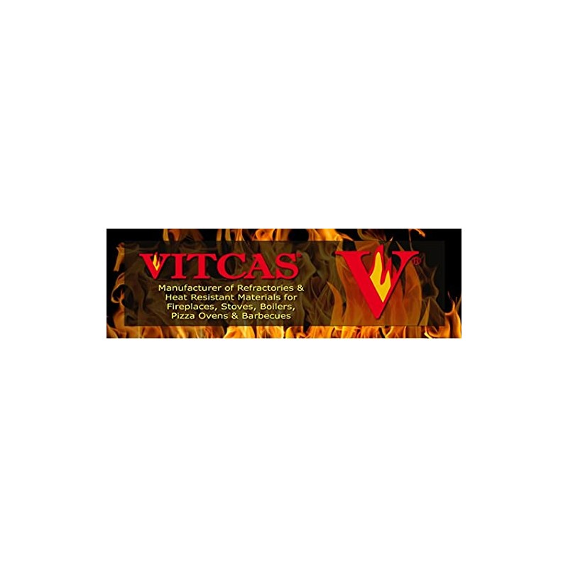 VITCAS 2m Black Stove Fire Rope - Promotes Efficiency –