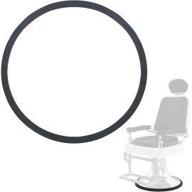 MoyRetty 22.8" Salon Chair Rubber Base Ring, Equipment 1 Pcs, Black