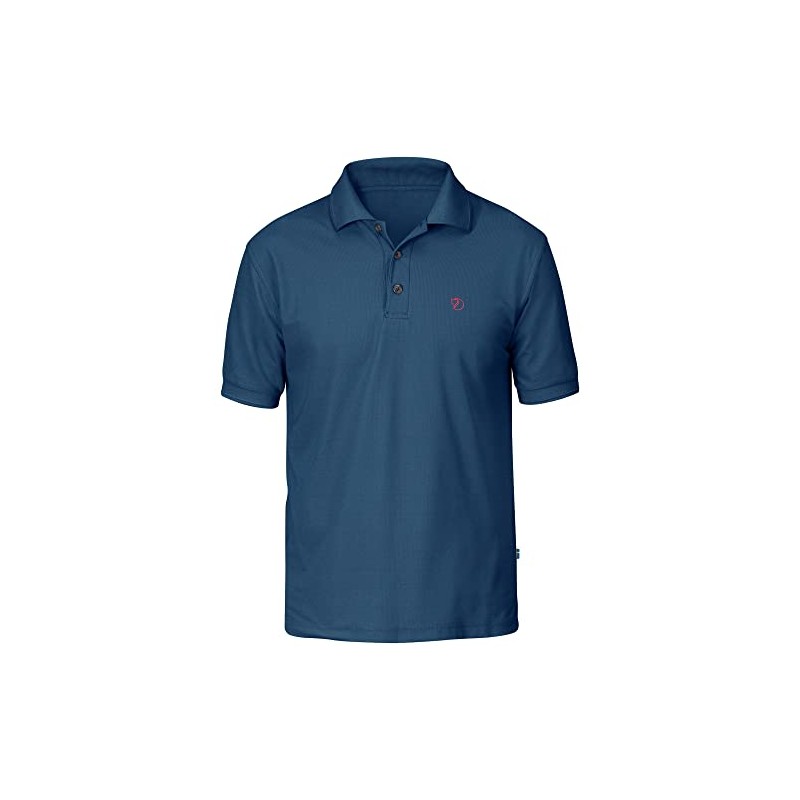 Fjällräven Herren crowley piqué Kurzarm polohemd, Uncle Blue, S EU
